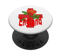 Cruz de San Jorge, Rosa Inglesa e Inglater PopSockets PopGrip Adhesivo