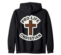 Cruz del Grupo de Manutención del Niño por Nacer de la I Sudadera con Capucha