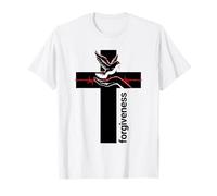 Cruz del perdón Cristiana Religiosa fe Biblia Paloma Camiseta