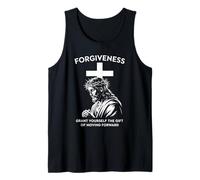 Cruz del perdón y Cristo Ropa de Calle Cristiana Camiseta sin Mangas