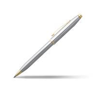 Cross Pens Bolígrafo Cruz del siglo II Medallista Chrome con accesorio de oro Ref 3302WG