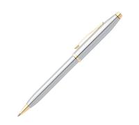 Cross Pens Bolígrafo Cruz del siglo II Medallista Chrome con accesorio de oro Ref 3302WG