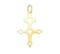Cruz del Sur Colgante Oro 18k de 27mm. lisa con brillo calada