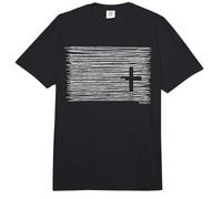 Cruz Mínima Cristiana Fe Adoración Lector de Biblia Orando Comfort Colors Adult Heavyweight T-Shirt