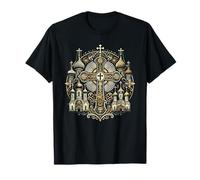 Cruz Ortodoxa Rusa Rusia Iglesia Ortodoxa Cristiana Camiseta