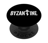 Cruz Ortodoxa | Ruso Bizantino Griego Constantinopla PopSockets PopGrip Adhesivo