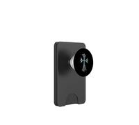 Cruz Plateada Turquesa Azul pavé Diamante PopSockets PopWallet para MagSafe