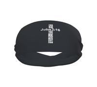 Cruz religiosa Juan 3-16 Eleva tu rendimiento con muñequeras de moda: ¡ideales para cualquier actividad!