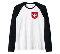 Cruz Roja de Malta - Caballeros Hospitalarios Camiseta Manga Raglan