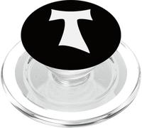 Cruz Tau Franciscana Cruz de San Antonio Católica PopSockets PopGrip para MagSafe