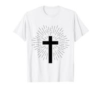 Cruz Vintage Bendito Cristiano Fe Jesús Amante Espiritual Camiseta