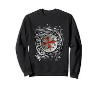 Cruzada de Regalo de Escudo y Cruz de Caballero templario Sudadera, Unisex para Adultos, Negro, XXL
