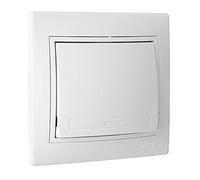 Cruzamiento Blanco Serie Europa ERP09U: alta calidad, diseño funcional y versatilidad para instalaciones eléctricas.