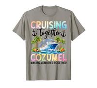 Cruzando Juntos Cozumel Cruise Memories Camiseta