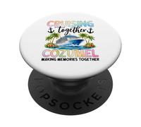 Cruzando Juntos Cozumel Cruise Memories PopSockets PopGrip Adhesivo