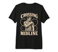 Cruzando la Terapia Ocupacional de Línea Media Camiseta Premium