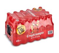 Cruzcampo Cerveza Lager Pilsen Pack Botella, 24 x 25cl