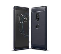 Cruzerlite - Carcasa para Sony Xperia XZ3 (fibra de carbono, absorción de impactos, delgada)