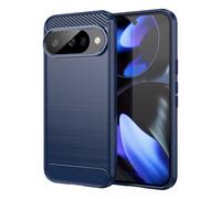 CruzerLite Funda para Google Pixel 10, diseño de Textura de Fibra de Carbono, antiarañazos, absorción de Golpes, Funda para Google Pixel 10 Pro (2025) (Azul)