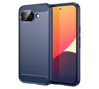 Cruzerlite Funda para Google Pixel 10A, diseño de textura de fibra de carbono, antiarañazos, absorción de impactos, funda protectora para Google Pixel 10A Case (2026) (azul)