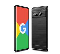 Cruzerlite Funda para Google Pixel 7 Pro, Carbon Fiber Texture Design Cover Anti-Scratch Shock Absorption Funda para Google Pixel 7 Pro (2022) (Black)