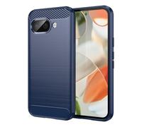 CruzerLite Funda para Google Pixel 9A, diseño de textura de fibra de carbono, antiarañazos, absorción de golpes, diseñada para Google Pixel 9A (2025) (azul)