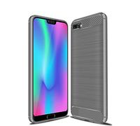 Cruzerlite Funda para Huawei Honor 10, Carbon Fiber Shock Absorption Slim Cover Funda Huawei Honor 10 (Gray)