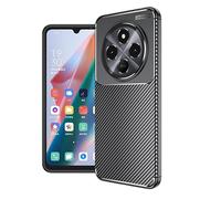 CruzerLite Funda hecha para Xiaomi Redmi 14C, diseño de textura de fibra de carbono, antiarañazos, absorción de golpes, funda para Xiaomi Redmi 14C 4G (2024) (negro carbón)