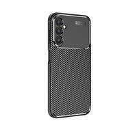 Cruzerlite Funda para Samsung Galaxy A14, Carbon Fiber Texture Design Cover Anti-Scratch Shock Absorption Funda para Samsung Galaxy A14 (Carbon Black)