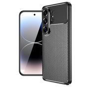 Cruzerlite Funda para Samsung Galaxy S26 Ultra, diseño de Textura de Fibra de Carbono, antiarañazos, absorción de Golpes, diseñada para Samsung Galaxy S26 Ultra (2026) (Negro carbón)
