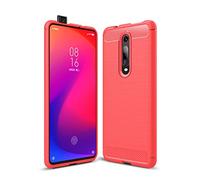 Cruzerlite Funda Xiaomi Mi 9T, Funda Xiaomi Mi 9T Pro, Back Cover Anti-Scratch Shock Absorption Case for Xiaomi Mi 9T /9T Pro (Red)