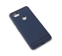 Cruzerlite Google Pixel 2 XL Funda, Carbon Fiber Shock Absorption Slim Cover for Google Pixel 2 XL (2017) (Black) (Bue)
