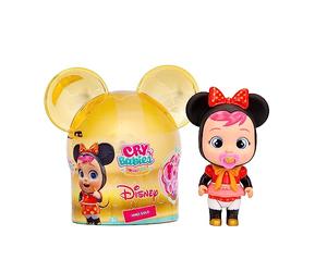 Cry Babies Magic TEARS Disney Minnie - Mini muñeca Coleccionable Inspirada en el Personaje Minnie de Disney, con Detalles Dorados y Llorando verdaderas lágrimasJuguete Regalo para niños y niñas +3