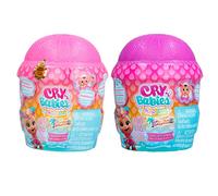 Cry Babies Magic Tears Tropical Beach Babies Pack | 2 muñecas Sorpresa coleccionables Que lloran lágrimas Reales con Swimsui y 14 Accesorios - Juguetes para niñas y niños +3 años