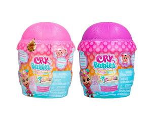 Cry Babies Magic Tears Tropical Beach Babies Pack | 2 muñecas Sorpresa coleccionables Que lloran lágrimas Reales con Swimsui y 14 Accesorios - Juguetes para niñas y niños +3 años
