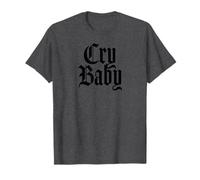 Cry Baby Diseño Inglés Antiguo Camiseta