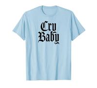 Cry Baby Diseño Inglés Antiguo Camiseta