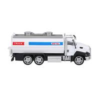 Cryfokt 1:42 Carro de Riego Modelo Camión de Juguete con Exquisita Artesanía Función de Retroceso para Niños Aleación y Plástico 1 Unidad (Camión aspersor Urbano)