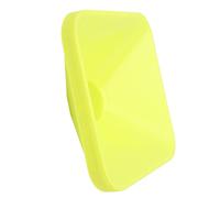 Cryfokt 10 Conos de Entrenamiento Cuadrados de Color Brillante para Fútbol Deportivo, Conos Apilables Compactos para Estacionamiento en la Cancha, Material de PE Premium (Green)
