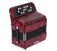 Cryfokt 22 Key 8 Bass Professional Accordion for Beginner with Storage