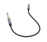 Cryfokt 3.5 Mm Macho de hasta 6.35 Mm Cable de Sonido Masculino, Tasa de Interés de PVC 11.8 Pulgadas 3.5 hasta 6.35 de Cable de Marco para Amplificadores