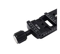 Cryfokt Abrazadera de Liberación Rápida con Placa Deslizante Nodal de Riel de 200 Mm para Costuras de Fotografía Macro Precisas, Compatible con Cabezal de Bola AS para Tomas Panorámicas y de