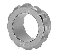 Cryfokt Abridor de Tornillos de Caja de Reloj, Juego de Moldes de Herramientas de Reparación de Relojes de para Relojeros y Trabajadores de Reparación (36)