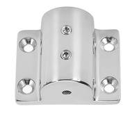 Cryfokt Accesorio de Pasamanos para Barcos para Yates Marinos, Base de Poste Rectangular de Acero Inoxidable, Orificio Duradero de 316 7/8 Pulgadas