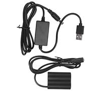 Cryfokt Acoplador CC de Batería Simulada NP-W235 con Cable de Unidad USB para XT-4/GFX100S, Fuente de Alimentación Estable para un Mayor Tiempo de Trabajo de la Cámara, Material Plástico