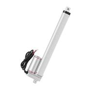 Cryfokt Actuador Lineal Eléctrico de de 200 Mm de Alta Resistencia para Control Remoto, Interruptor de Incorporado, Actuador Lineal de 24 V para Diversos Procesos y Funcionamiento con Poco Ruido