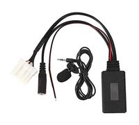 Cryfokt Adaptador Bluetooth para Automóvil Cable de Entrada Auxiliar Apto para con Micrófono - Conveniente Plug and Play para Transmisión de Música - Apto para 2 3 5 6 RX8