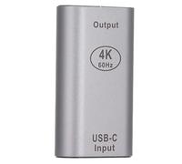 Cryfokt Adaptador de Interfaz Multimedia 4K 60 Hz Tipo C a HD con Convertidor de Vídeo con Carcasa de Aluminio para Noches de Cine en Casa, Enseñanza en el Aula - 1 Paquete (#3)