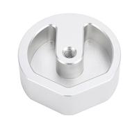 Cryfokt Adaptador de Soporte de Trípode para Montaje en Techo de RV Resistente, Fijación Segura de Pernos para Techo de Coche, Gran Compatibilidad para Vehículos de Acampada (Silver)