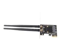 Cryfokt Adaptador de Tarjeta Mini PCI-E a PCI-E de con Antenas Externas para Redes Inalámbricas en Computadoras de Escritorio